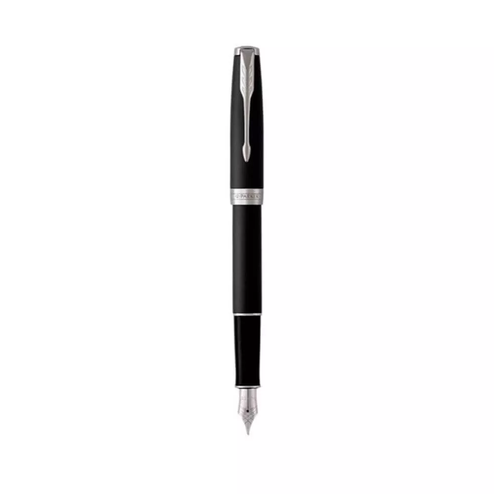 Parker Sonnet Matte Black & Chrome Fountain Pen